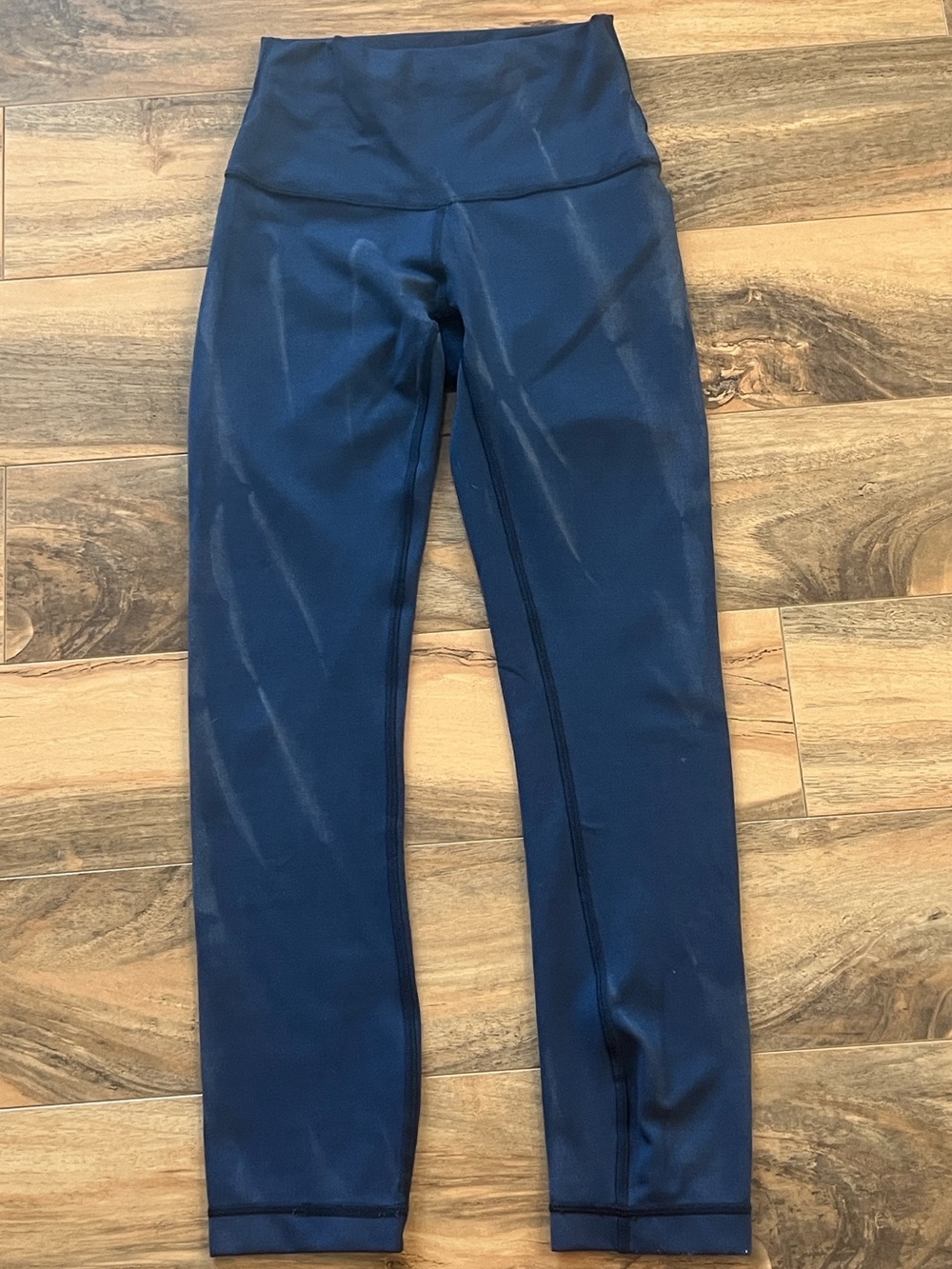 Lululemon Womens Wunder Under High Rise Crop Sz 0 Leggings Gym Yoga Workout